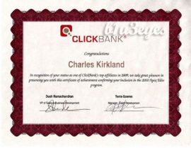 Charles Kirkland - Clickbank Super Affiliate Guide