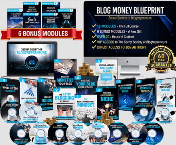 Jon Antony Blog Money Blueprint FREE DOWNLOAD IM SEO TOOLS WSO PRODUCTS BIG COURSE